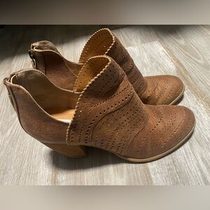 Boutique Brand - Brown Booties Size 10